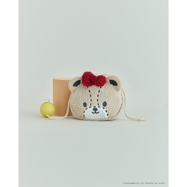 HELLO KITTY × BRILMY ズボラさんでも整理がかなう 巾着コスメポーチ BOOK TINY CHUM ver. SPECIAL PACKAGE