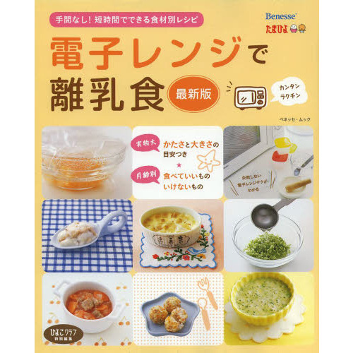 電子レンジで離乳食　手間なし！短時間でできる食材別レシピ