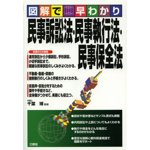 民事訴訟法・民事執行法・民事保全法　図解で早わかり
