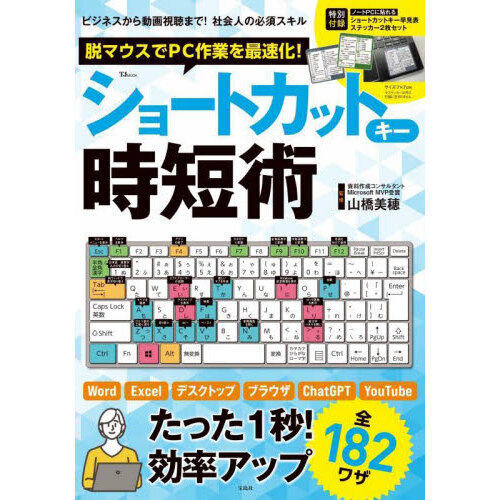 脱マウスでＰＣ作業を最速化！ショートカットキー時短術