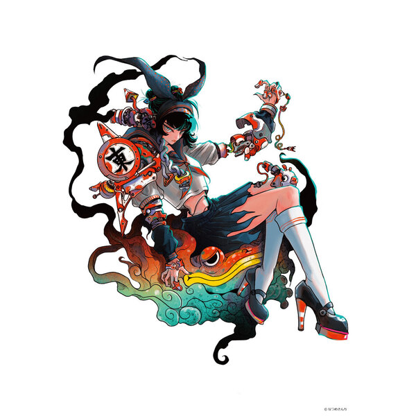 なつめさんち】原画展「SAVE PAINT」複製原画 TOKYO MECHA GIRL - 通販