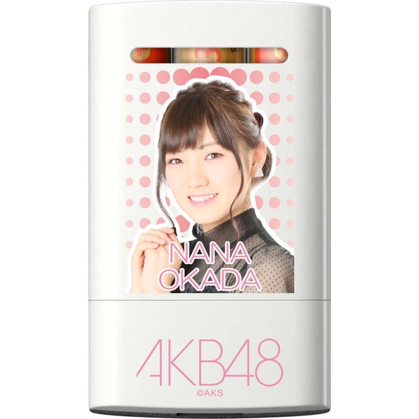 AKB48 電池式チャージャー ON（岡田奈々ver.セブンネットオリジナル商品　特典　限定クリアファイル付）