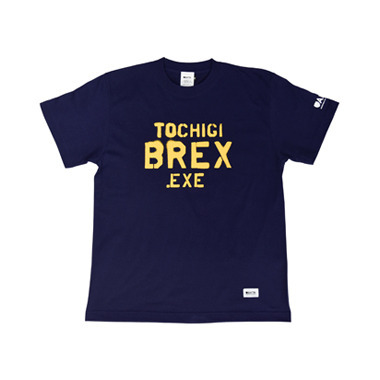 【B.LEAGUE】BREX.EXE × AKTR STENCIL TEE ネイビー Lサイズ