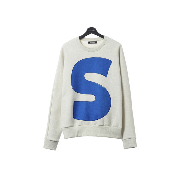 【SKULL HONG】SKULL HONG INITIALS スウェット（メランジライトベージュ）