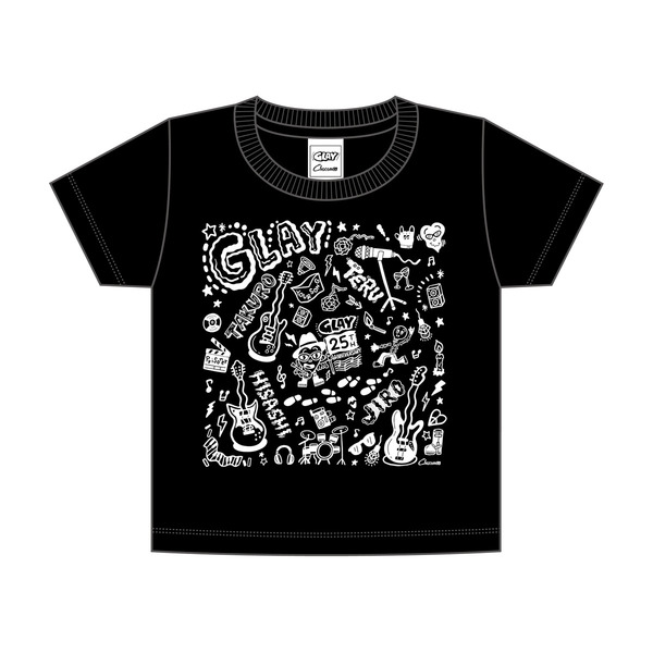 GLAY　Tシャツ（ブラック）キッズ100