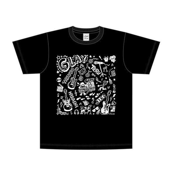 GLAY　Tシャツ（ブラック）メンズS