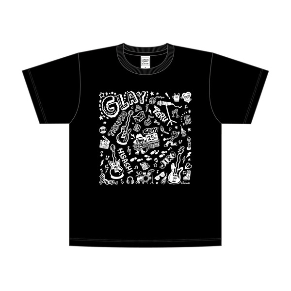 GLAY　Tシャツ（ブラック）メンズM