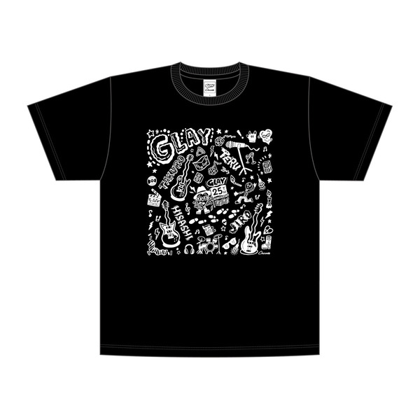 GLAY　Tシャツ（ブラック）メンズL