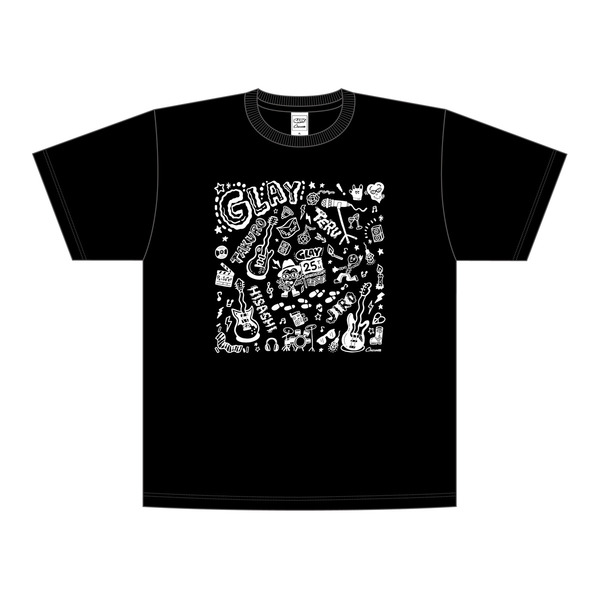 GLAY　Tシャツ（ブラック）メンズXL