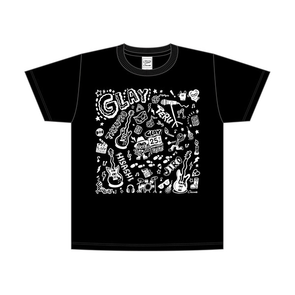 GLAY　Tシャツ（ブラック）レディースS