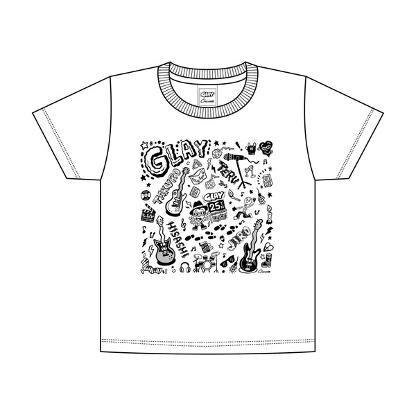 GLAY　Tシャツ（ホワイト）キッズ120