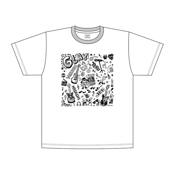 GLAY　Tシャツ（ホワイト）メンズL