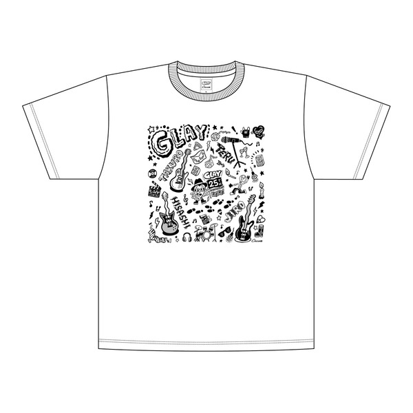 GLAY　Tシャツ（ホワイト）メンズXL
