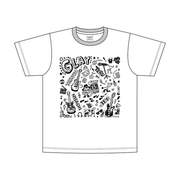 GLAY　Tシャツ（ホワイト）レディースM