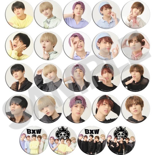 【BXW】 ランダム 56mm 缶バッジ ADVANCE ver. (全24種)