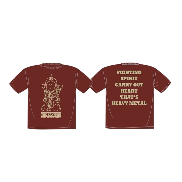 THE冠 かわいいTシャツ バーガンディー XLサイズ