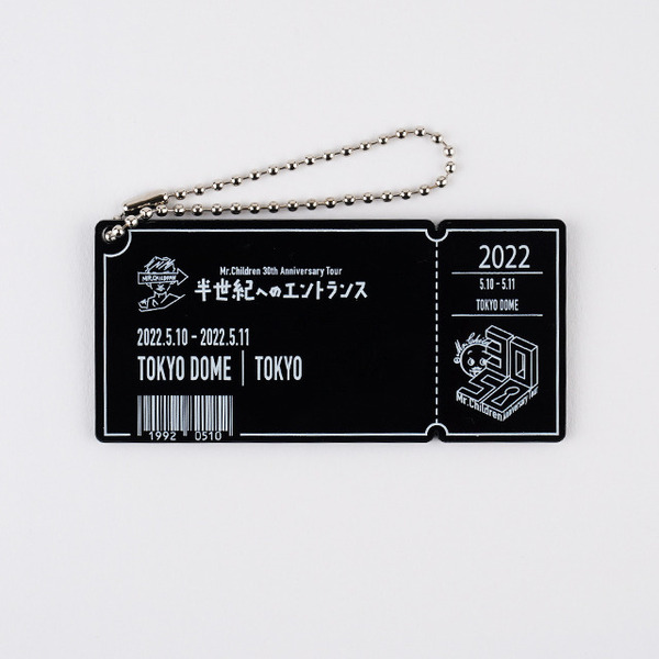 Mr.Children 30th Anniversary Tour／メモリアルチケットキーホルダー 東京
