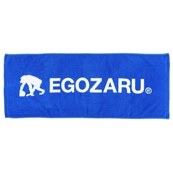 【EGOZARU】フェイスタオル ブルー