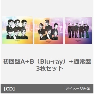SixTONES／CITY（初回盤A+B（Blu-ray）+通常盤　3枚セット）