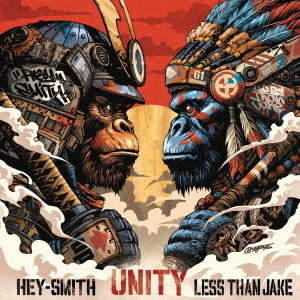 HEY-SMITH・Less Than Jake／Unity（Tシャツ付限定盤 kids／CD）（セブンネット限定特典：缶バッジ）