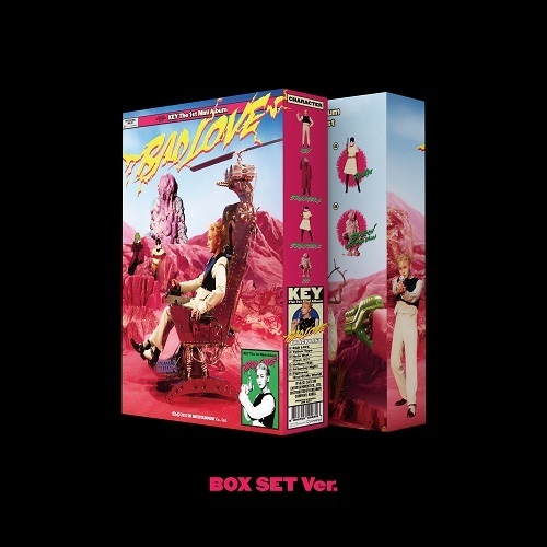 KEY (SHINEE)／1ST MINI ALBUM : BAD LOVE (Box Set VERSION)（輸入盤）（外付特典：ポスター）