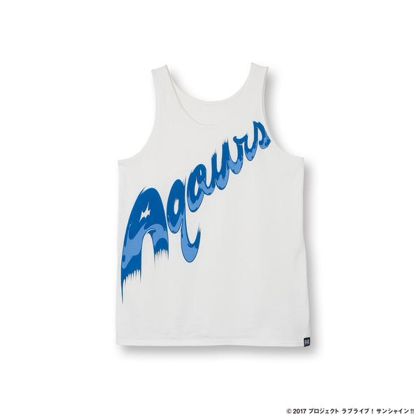 Aqours LOGO タンクトップ BLU M
