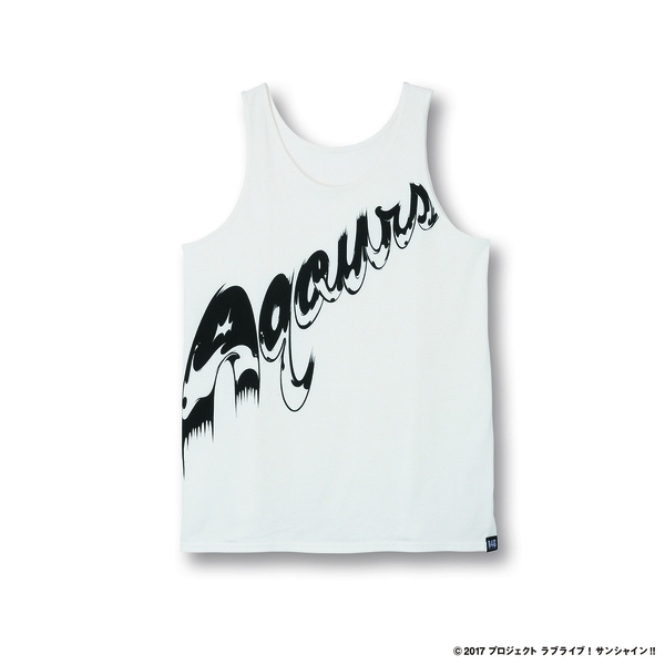 Aqours LOGO タンクトップ BLK L