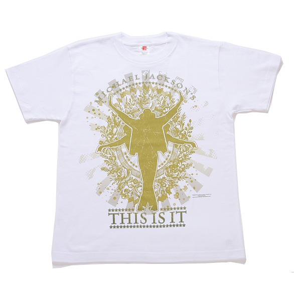 Michael JacksonTシャツThis Is It Silhouette Crest／MサイズTシャツ