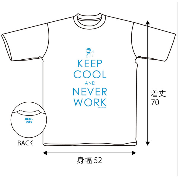 WEGOカラ松Ｔシャツ ホワイト Mサイズ