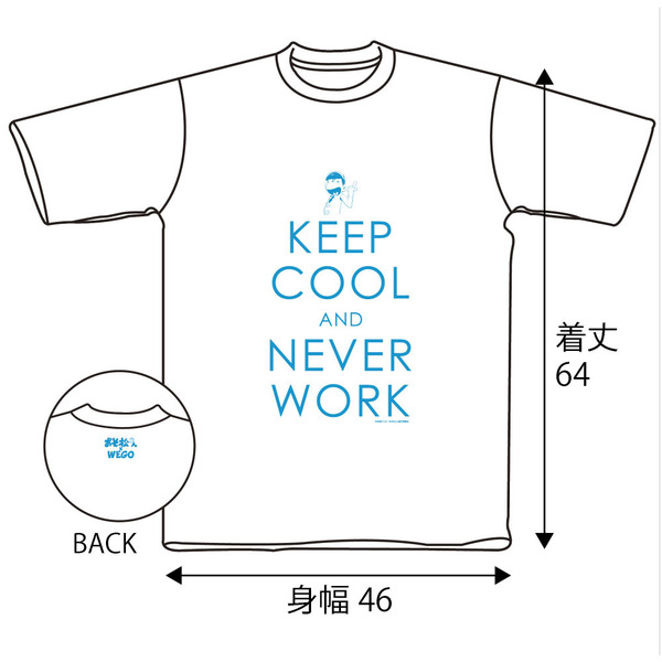 WEGOカラ松Ｔシャツ ホワイト WLサイズ