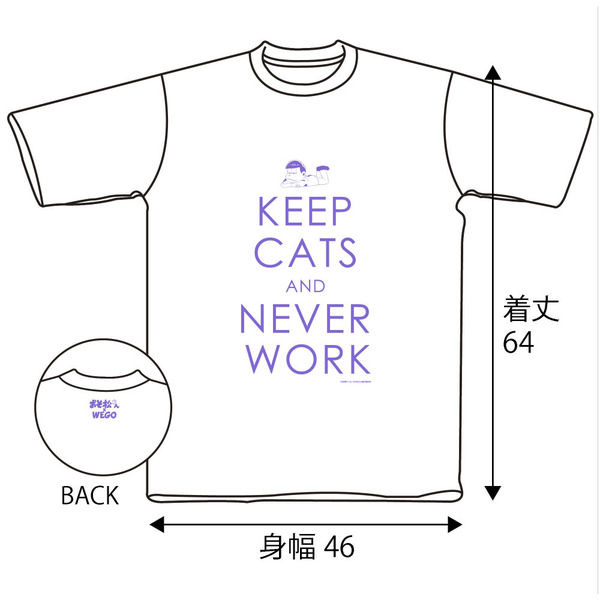 WEGO一松Ｔシャツ ホワイト WLサイズ