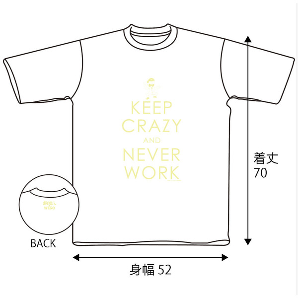 WEGO十四松Ｔシャツ ホワイト Mサイズ