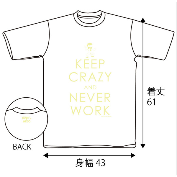 WEGO十四松Ｔシャツ ホワイト WMサイズ