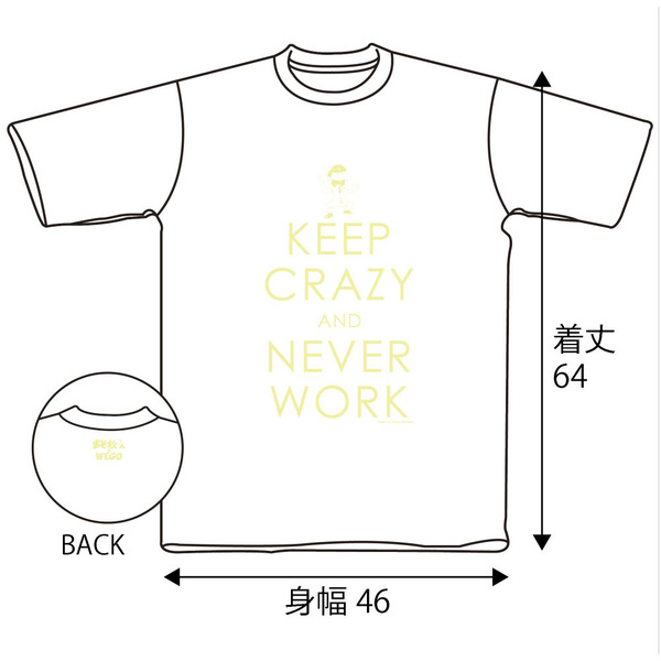 WEGO十四松Ｔシャツ ホワイト WLサイズ