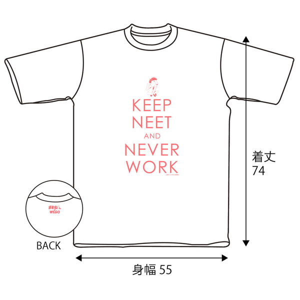 WEGOおそ松Ｔシャツ ホワイト Lサイズ（2次販売分）