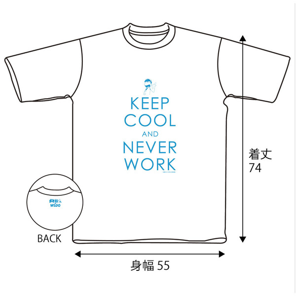 WEGOカラ松Ｔシャツ ホワイト Lサイズ（2次予約分）