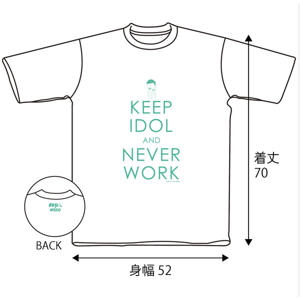 WEGOチョロ松Ｔシャツ ホワイト Mサイズ（2次販売分）