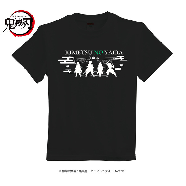 +Something　Tシャツ「鬼滅の刃」01/シルエットデザイン(Sサイズ)