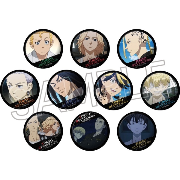 東京リベンジャーズ　百面相缶バッジ【単品】
