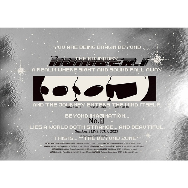 Number_i／Number_i LIVE TOUR 2025 No.II 初回限定盤 DVD（セブン