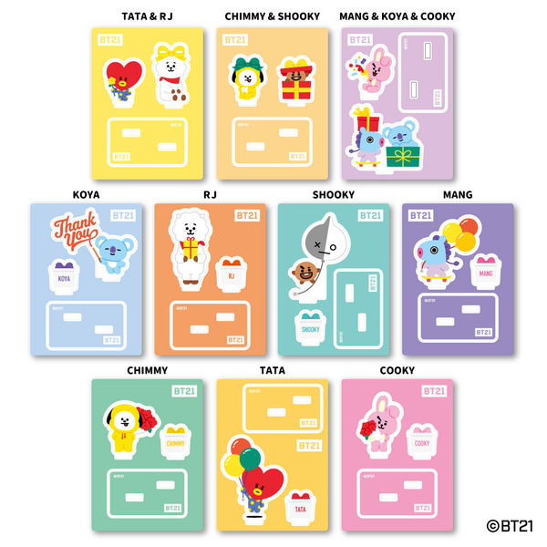 アクリルスタンドコレクション　 BT21【単品】