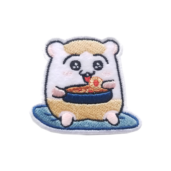 「ちこまる」 刺繍ブローチ　お菓子