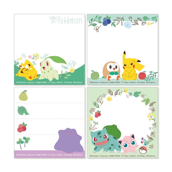 choice付箋　ボタニカル　ポケモン