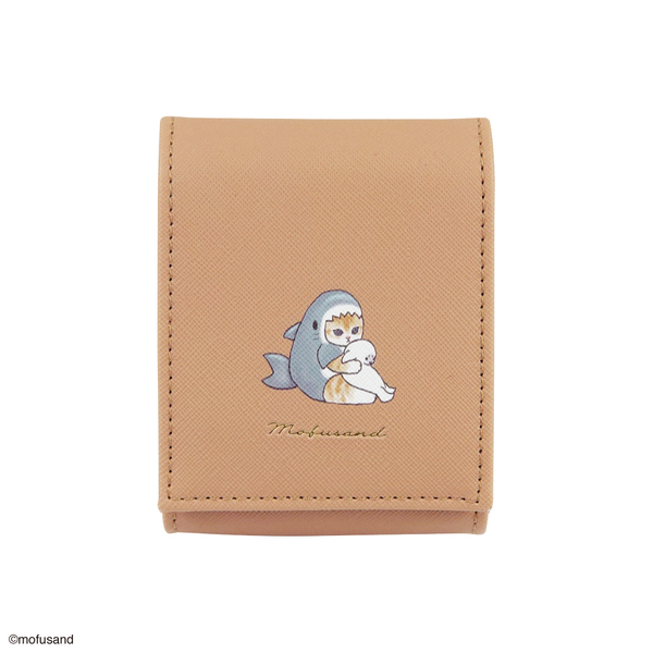リップポーチ　ワンポイント　さめ　　mofusand