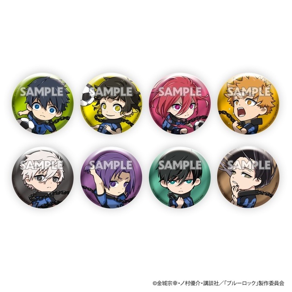 ブルーロック　メタリック缶バッジ【単品】