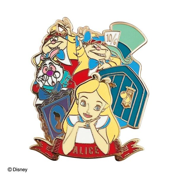 コレクションピンバッジ　アリス