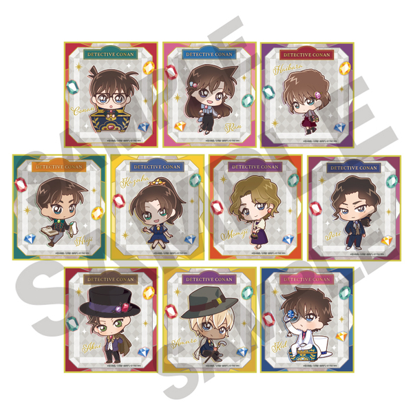 名探偵コナン　トレーディングミニ色紙　ジュエル【単品】