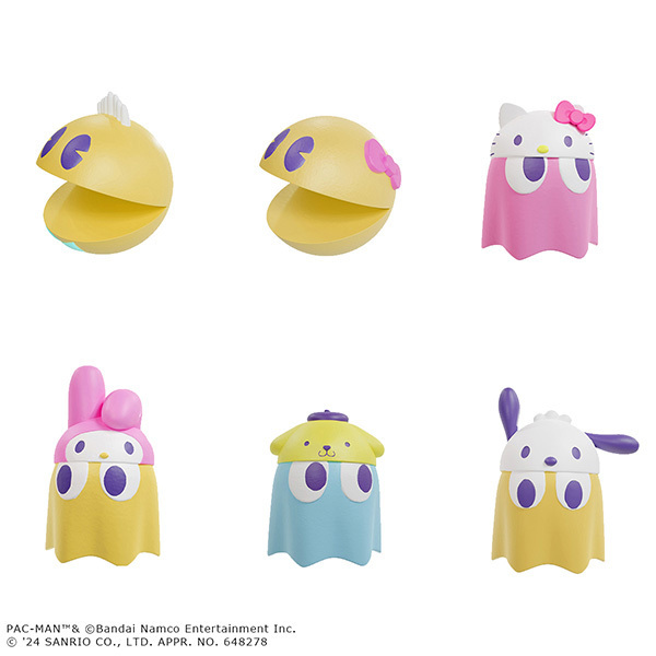 パックマン×サンリオキャラクターズ　ちびコレクトフィギュアVol.1【再販】【BOX】