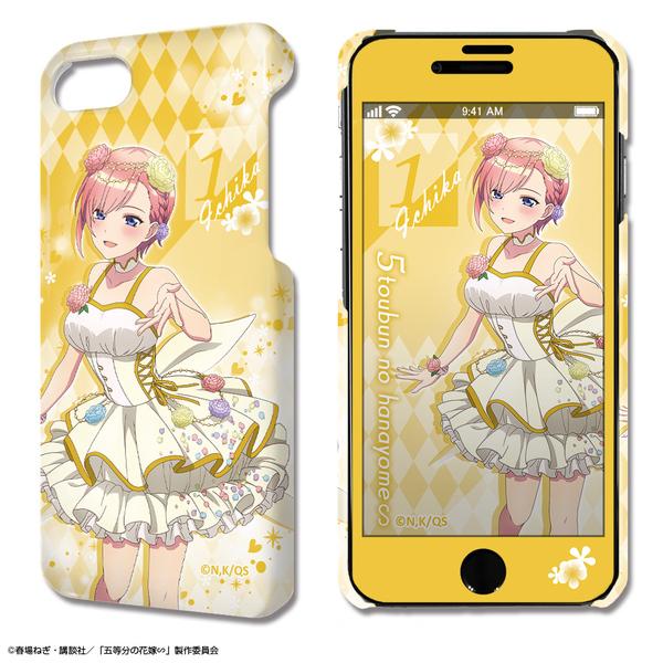 五等分の花嫁∽ デザジャケット iPhone SE(第2世代)/8/7/6/6s ケース＆保護シート デザイン01(中野一花/花の妖精ver.)【描き下ろし】（2024年6月下旬以降発