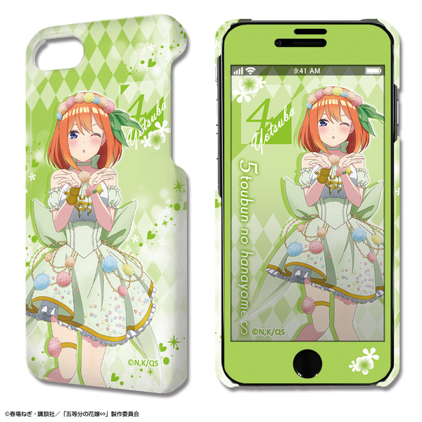 五等分の花嫁∽ デザジャケット iPhone SE(第2世代)/8/7/6/6s ケース＆保護シート デザイン04(中野四葉/花の妖精ver.)【描き下ろし】（2024年6月下旬以降発